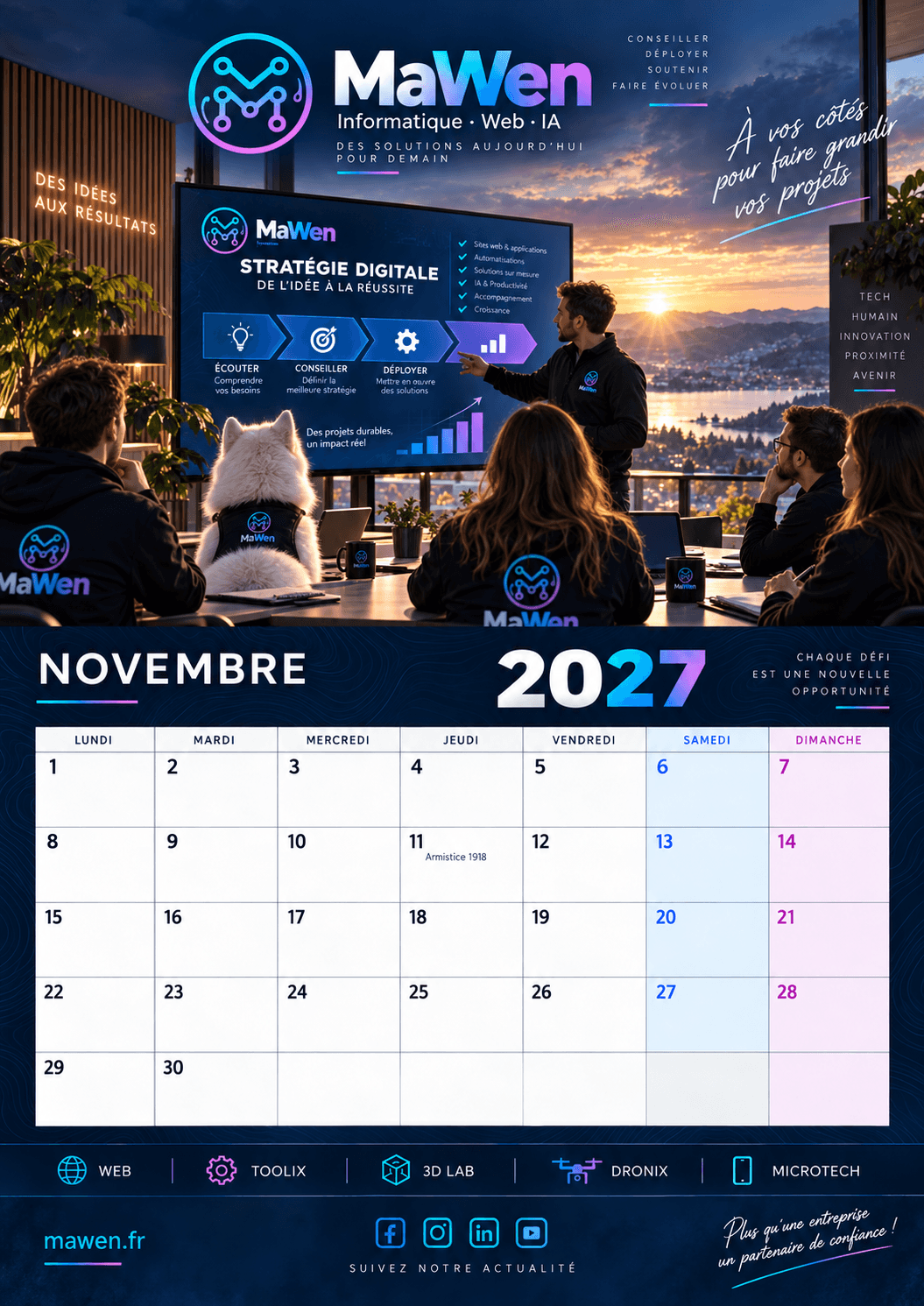 Novembre - univers Web
