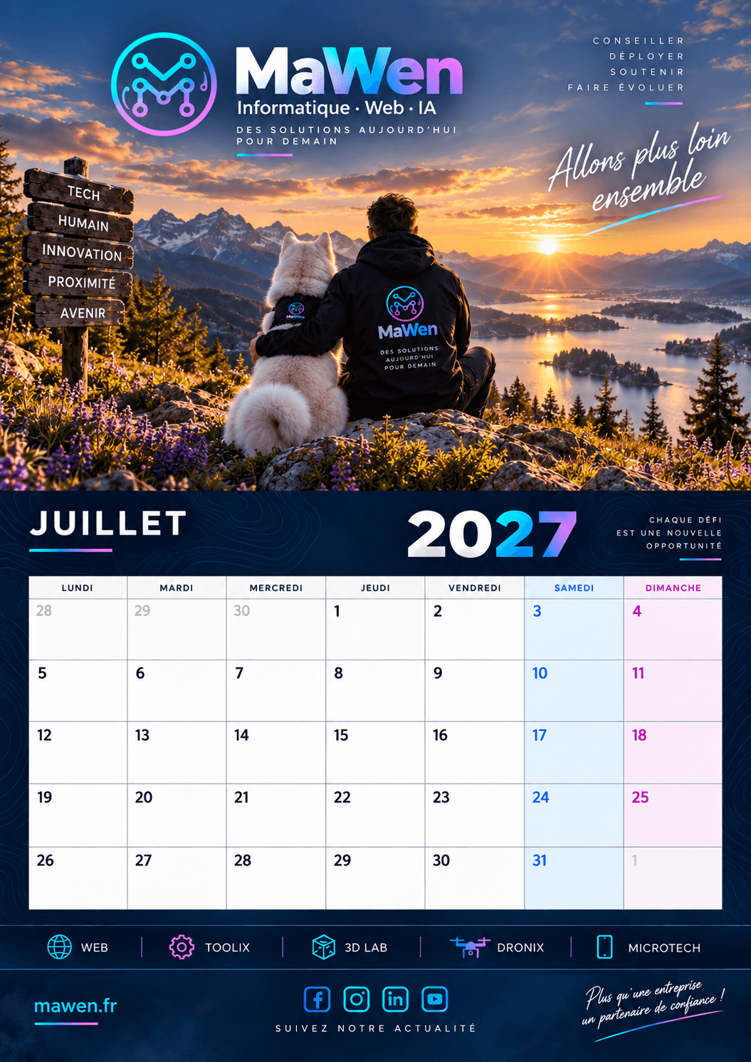Juillet - univers Toolix